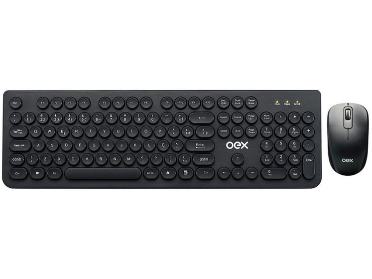 Imagem de Kit Teclado e Mouse sem Fio OEX - TM410 Combo Pop+