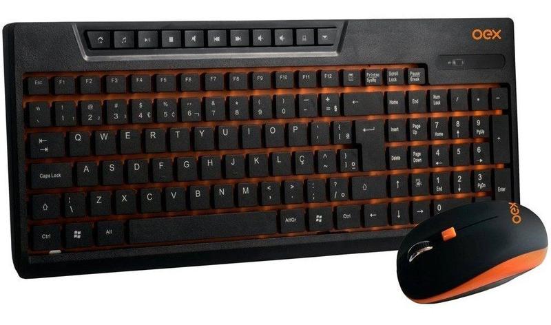 Imagem de Kit Teclado E Mouse Sem Fio Sunset Tm-402 - Newex