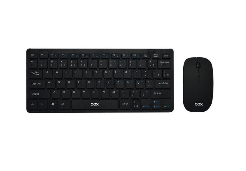 Imagem de Kit Teclado E Mouse Sem Fio Ultra Slim Preto Tm405