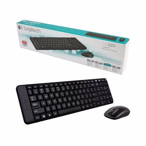 Imagem de Kit Teclado E Mouse Sem Fio Wireless Mk220 Logitech