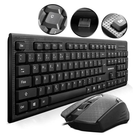 Imagem de Kit Teclado E Mouse Slim Para Computador Notebook