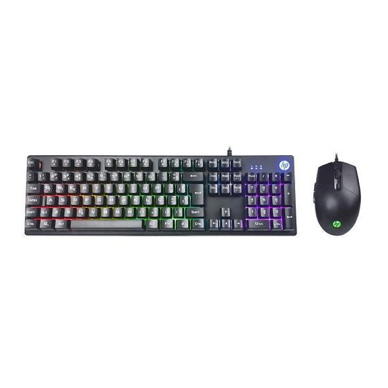 Kit Teclado e Mouse USB Gaming MEMB KM300F Preto HP Menor preço em Kit Teclado e Mouse USB Gaming MEMB KM300F Preto HP