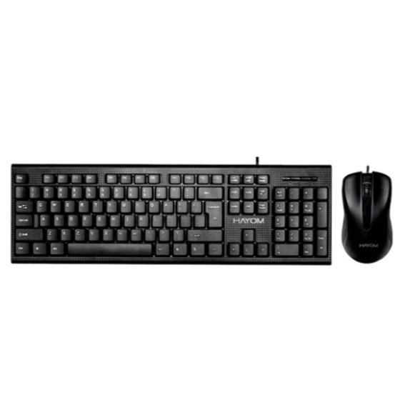 Imagem de Kit Teclado e Mouse Usb Hayom Office Com Fio