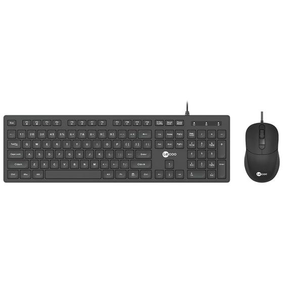 Imagem de Kit Teclado e Mouse USB Lecoo CM102