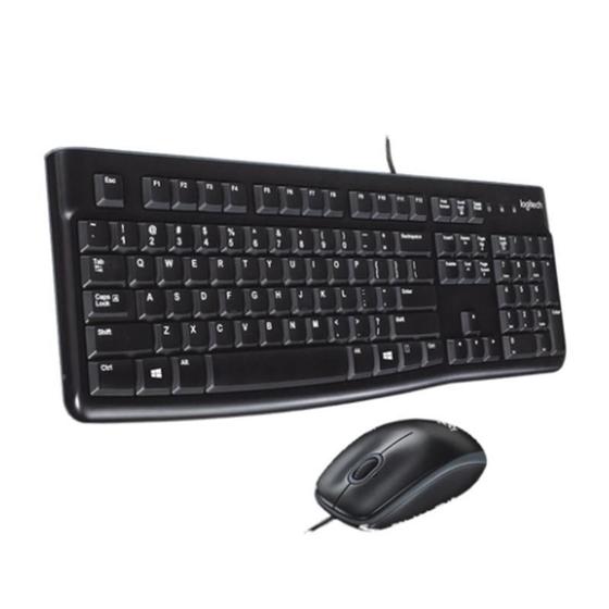 Imagem de Kit Teclado E Mouse Usb Logitech Mk120 Teclas Silenciosa