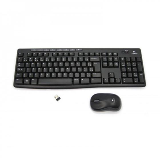 Imagem de Kit Teclado/mouse Sem Fio Logitech Mk270