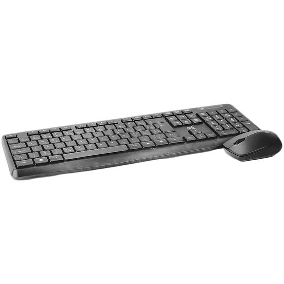 Imagem de Kit Teclado + Mouse Sem Fio Mtek KM-5239 - Preto (Portugues)