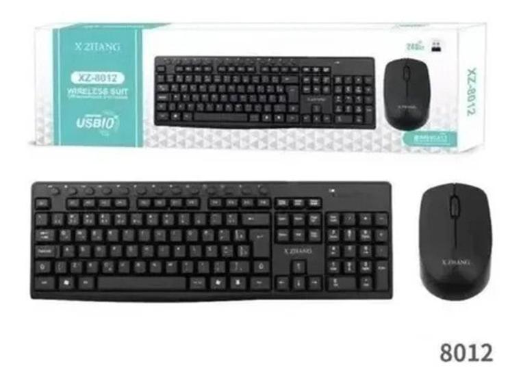 Imagem de Kit Teclado Mouse Sem Fio Oferta Xz-8012 - Durawell