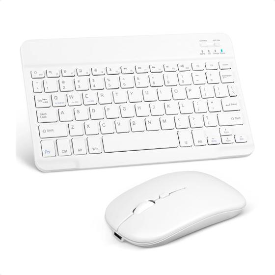 Imagem de Kit Teclado Mouse Tablet Redmi Pad Se 11" Recarregável Bluetooth Sem Fio Silencioso