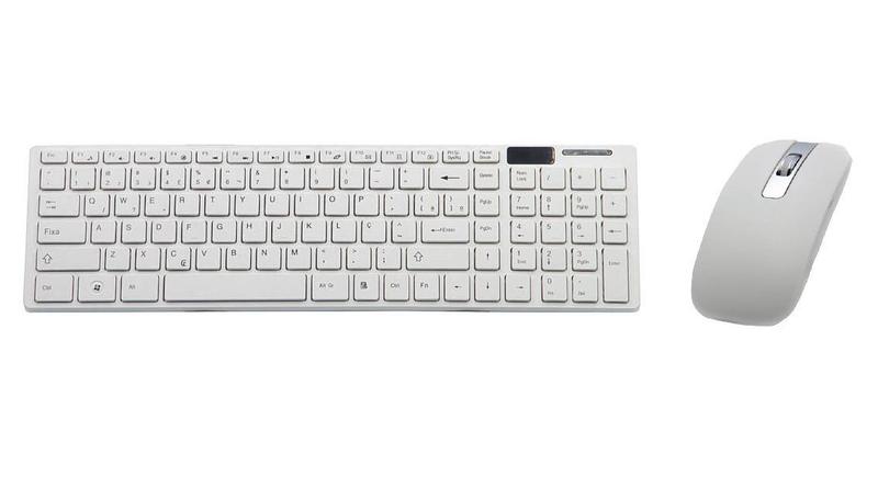 Imagem de Kit Teclado Mouse Wireless S/fio Ultra Slim 2.4 Ghz K-06