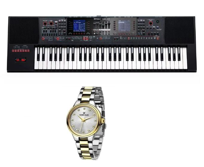 Imagem de Kit Teclado Roland E-A7 e Relogio DK Dk11184-4 Daniel Klein
