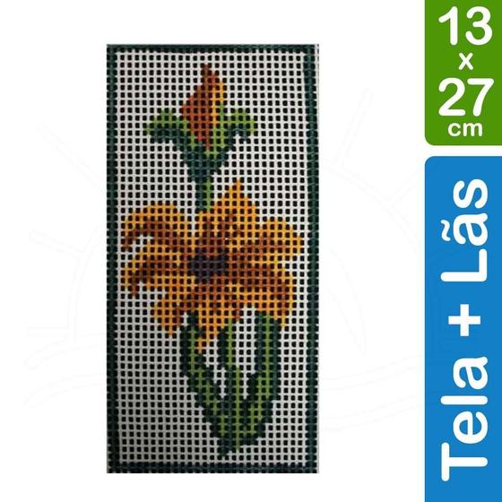 Imagem de Kit Tela para Bordar 13x27 - 3304 Orquídea