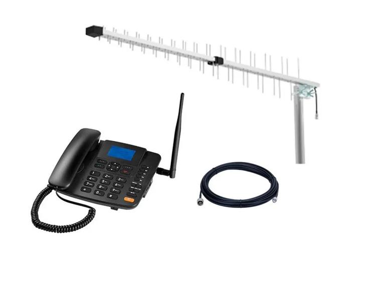 Imagem de kit telefone rural Telecom