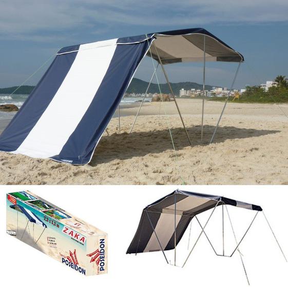 Kit Tenda Gazebo Poseidon Praia Camping Jardim + 1 Lateral - Zaka Menor preço em Kit Tenda Gazebo Poseidon Praia Camping Jardim + 1 Lateral - Zaka