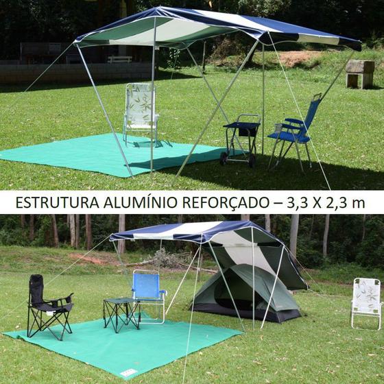 Imagem de Kit Tenda Gazebo Poseidon Praia Camping Jardim + 1 Lateral - Zaka