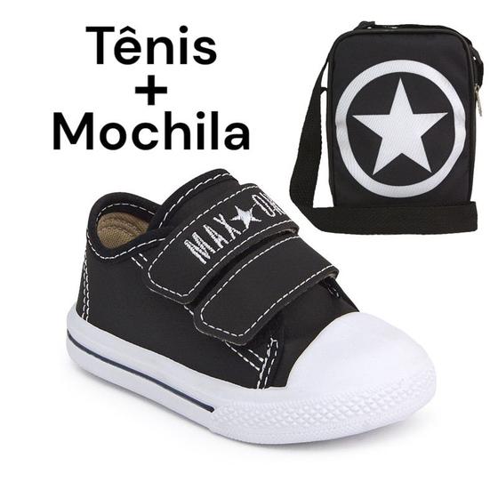 Imagem de Kit Tênis All Max Star Infantil  Com Bolsa Mochila Menino Menina Escolar