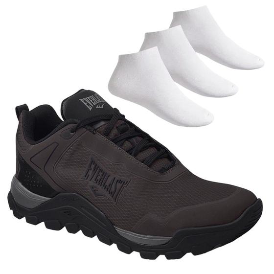 Imagem de Kit Tênis Everlast Azteca Trail Masculino + 3 Pares de Meias