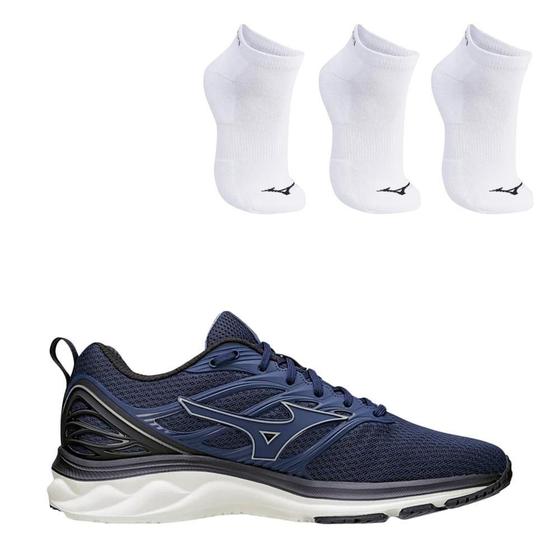 Imagem de Kit Tênis Mizuno Space 3 Masculino + 3 Pares Meia Mizuno