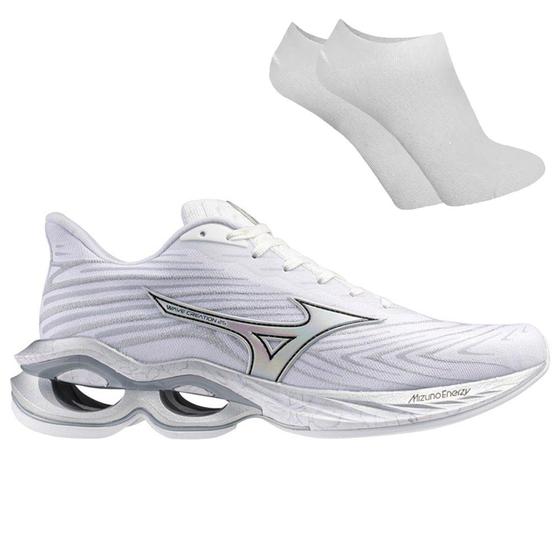 Imagem de Kit Tênis Mizuno Wave Creation 25 Masculino + Par de Meia