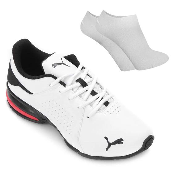 Imagem de Kit Tênis Puma Viz Runner V2 Masculino + Par de Meia