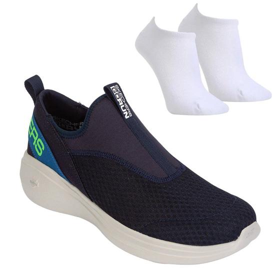 Imagem de Kit Tênis Skechers Go Run Fast Masculino + Meia