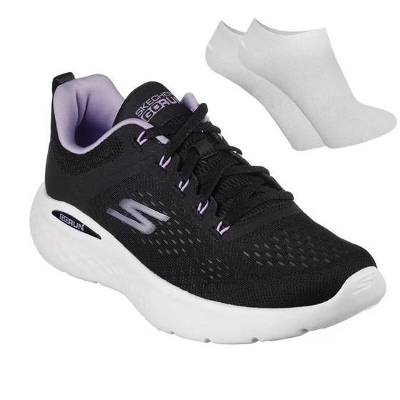 Imagem de Kit Tênis Skechers Go Run Lite Feminino + Par de Meia