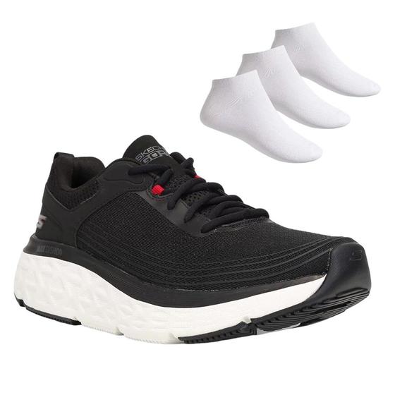 Imagem de Kit Tênis Skechers Max Cushioning Delta Masculino + 3 Pares de Meias