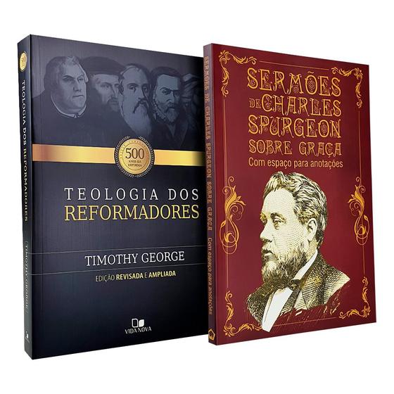 Imagem de Kit Teologia dos Reformadores + Sermões de Charles Spurgeon Sobre Graça