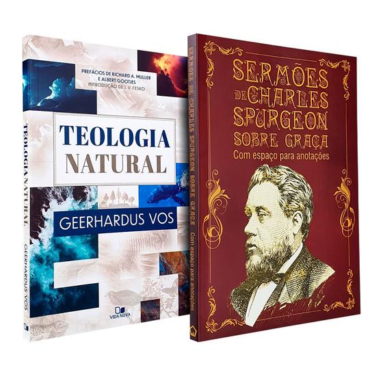 Imagem de Kit Teologia Natural + Sermões de Charles Spurgeon Sobre Graça