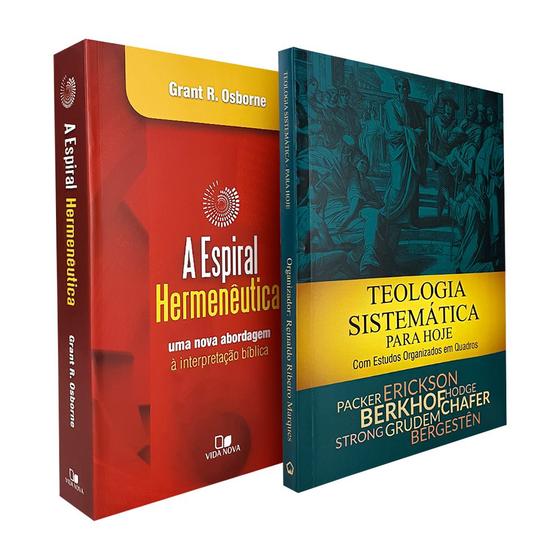 Imagem de Kit Teológico  A Espiral Hermenêutica + Teologia Sistemática para Hoje
