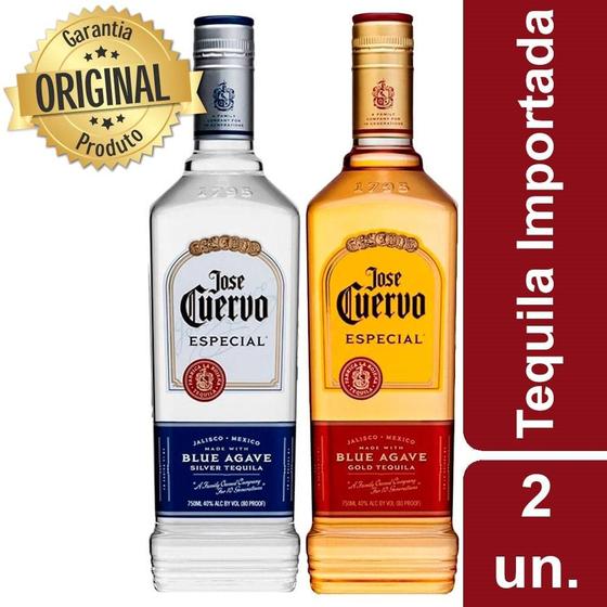 Kit Tequila Jose Cuervo Silver & Gold Tequila Magazine Luiza