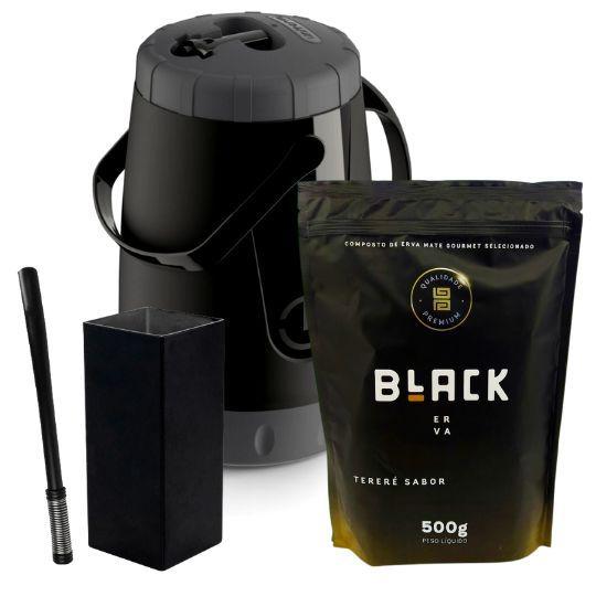 Kit Tereré 1 Garrafa 2,5L Unitermi 1 Cuia Quadrada E Bomba Preta Lisa 1 Erva Black 500g Sabor: Pura Folha Menor preço em Kit Tereré 1 Garrafa 2,5L Unitermi 1 Cuia Quadrada E Bomba Preta Lisa 1 Erva Black 500g Sabor: Pura Folha