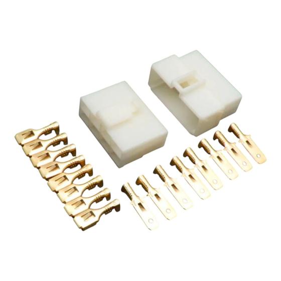 Imagem de Kit Terminal Conector 8 Vias c Trava