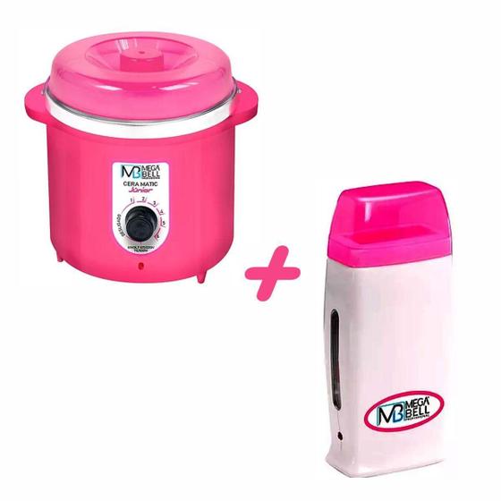 Imagem de Kit Termocera 400G Pink + Roll On Rosa - Mega Bell