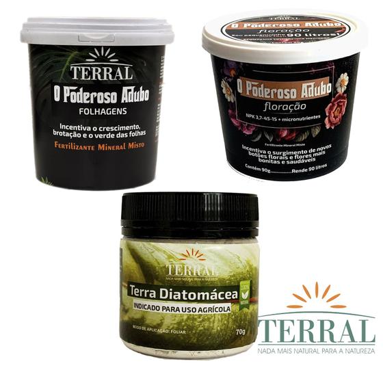 KIT Terra de Diatomácea e 2 Fertilizantes O Poderoso Terral Terra para Jardim Magazine Luiza KIT Terra de Diatomácea e 2 Fertilizantes O Poderoso Terral Terra para Jardim Magazine Luiza