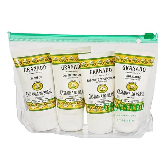 Imagem de Kit terrapeutics necessarie castanhas do brasil 4 bisnagas 50ml ideal para viagens