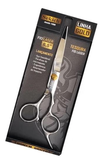 Imagem de Kit Tesoura Para Cabelo Pro Sekich Gold 6,5 Escolha a Sua