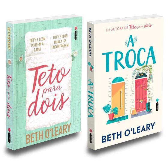 Kit Teto Para Dois + A Troca - Beth O'Leary - INTRINSECA Imagem de Kit Teto Para Dois + A Troca - Beth O'Leary