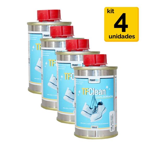 Imagem de KIT TF Clean Borracha 150ML - 4 unidades