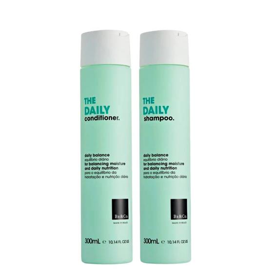 Imagem de Kit The Daily Shampoo + Cond. 300ml Equilíbrio natural Br&Co