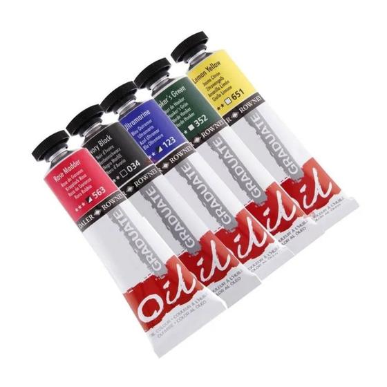 Imagem de Kit Tinta Oleo Graduate 38ml Daler Rowney Escolha As Cores