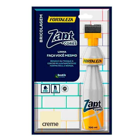 Imagem de Kit Tinta para Rejunte 200ml Creme Zapt Brutools