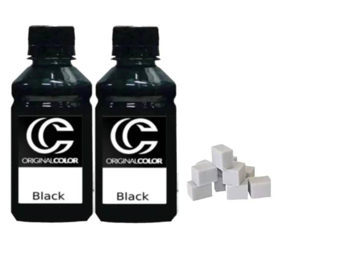 Imagem de Kit Tinta Recarga 2l Black 662 664 122 60 145 74 21