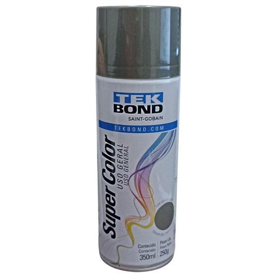 Imagem de Kit Tinta Spray Grafite Super Color 6 Unidades 350ml - TEK BOND
