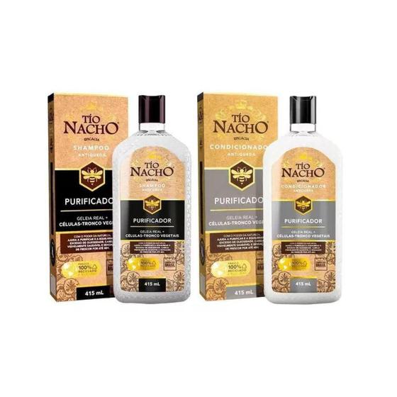 Imagem de Kit Tio Nacho Purificador Shampoo e Condicionador 415ml (2 produtos)