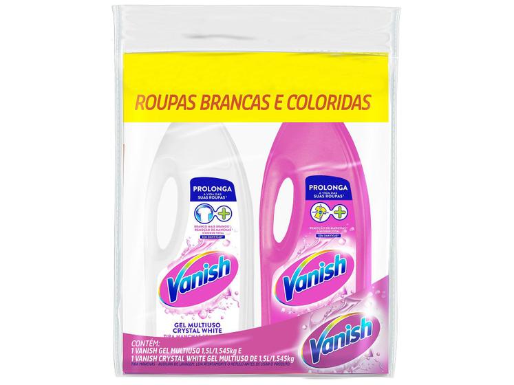 Kit Tira Manchas Vanish 1,5L Cada para Roupas Menor preço em Kit Tira Manchas Vanish 1,5L Cada para Roupas