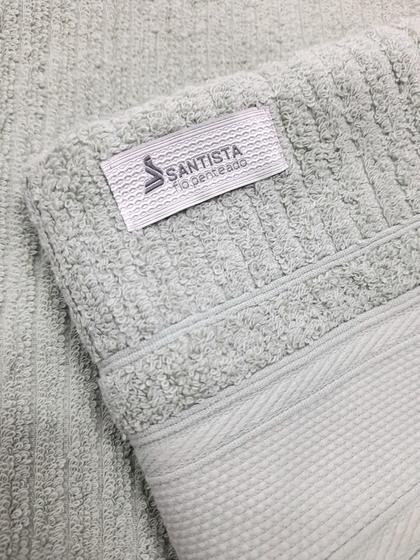 Imagem de Kit toalha de banho e rosto Unique Santista - cor menta