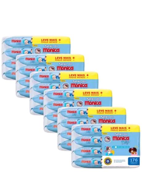 Kit   toalhas umedecidas turma da Monica com 44 unidades cada   é boa?