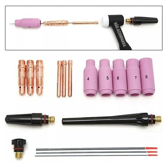 Accessoires De Soudage TIG 49 Pièces Pour Torche WP 17/18/26