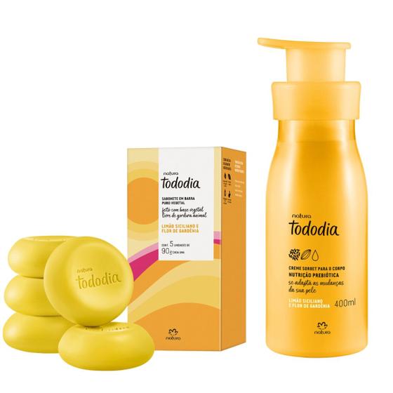 Imagem de Kit Tododia Limão Siciliano e Flor de Gardênia (2 produtos) - Natura